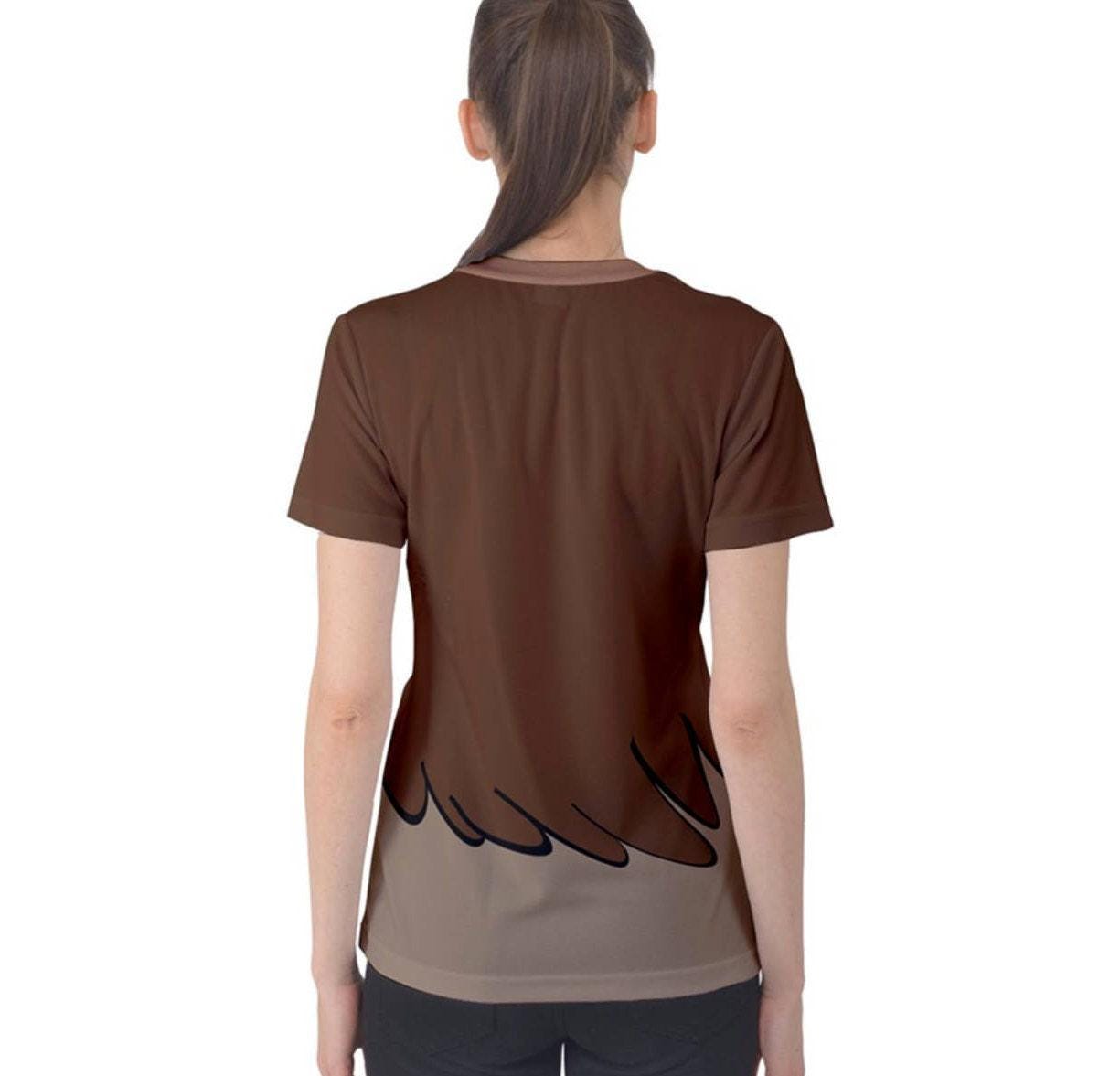 Women's Fifi Feather Duster Inspired Short Sleeve Shirt