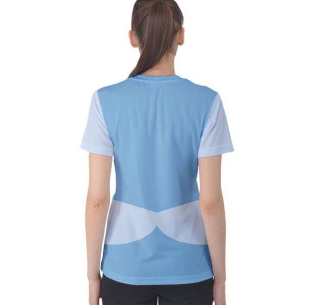 Women's Cinderella Inspired ATHLETIC Short Sleeve Shirt