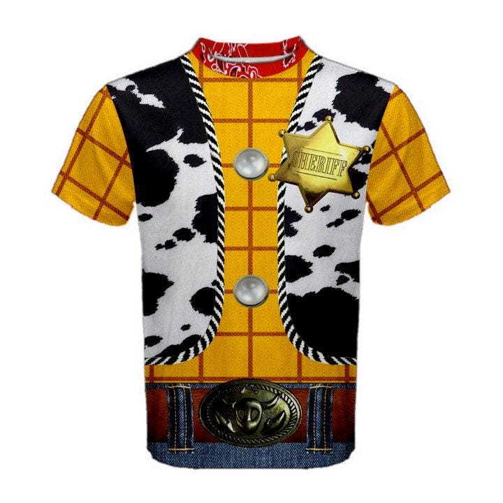 Men's Woody Inspired ATHLETIC Short Sleeve Shirt