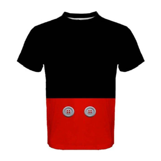 Men's Mickey Inspired ATHLETIC Short Sleeve Shirt