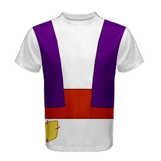 Men's Aladdin Inspired ATHLETIC Short Sleeve Shirt