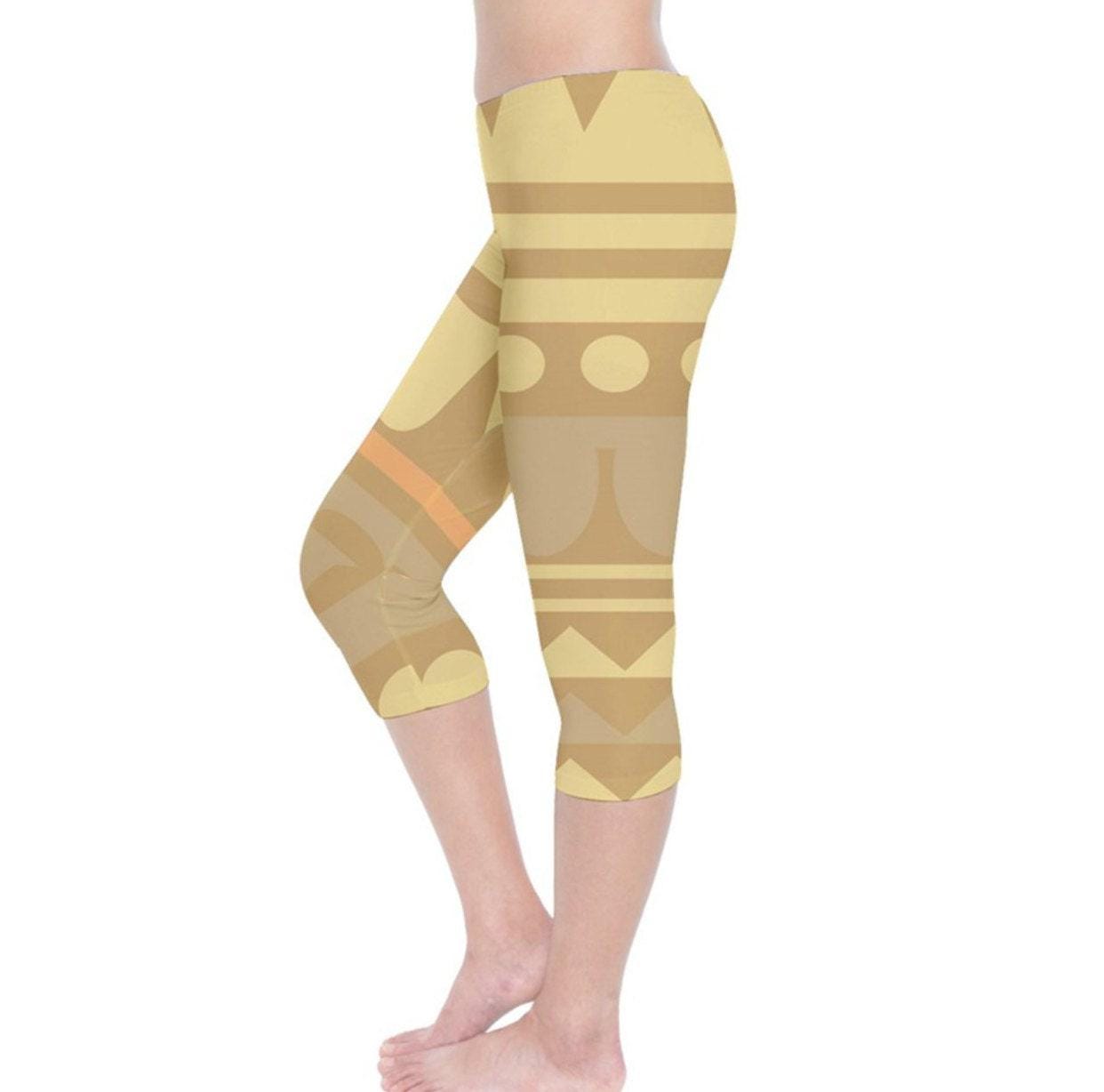 Pocahontas Inspired Capri Leggings