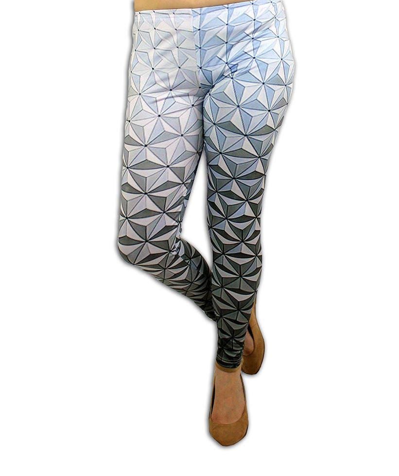 Epcot Spaceship Earth Inspired Leggings