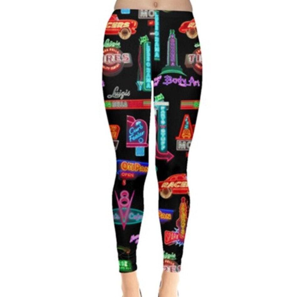 Cars Land Neon Inspired Leggings