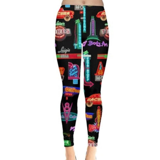 Cars Land Neon Inspired Leggings