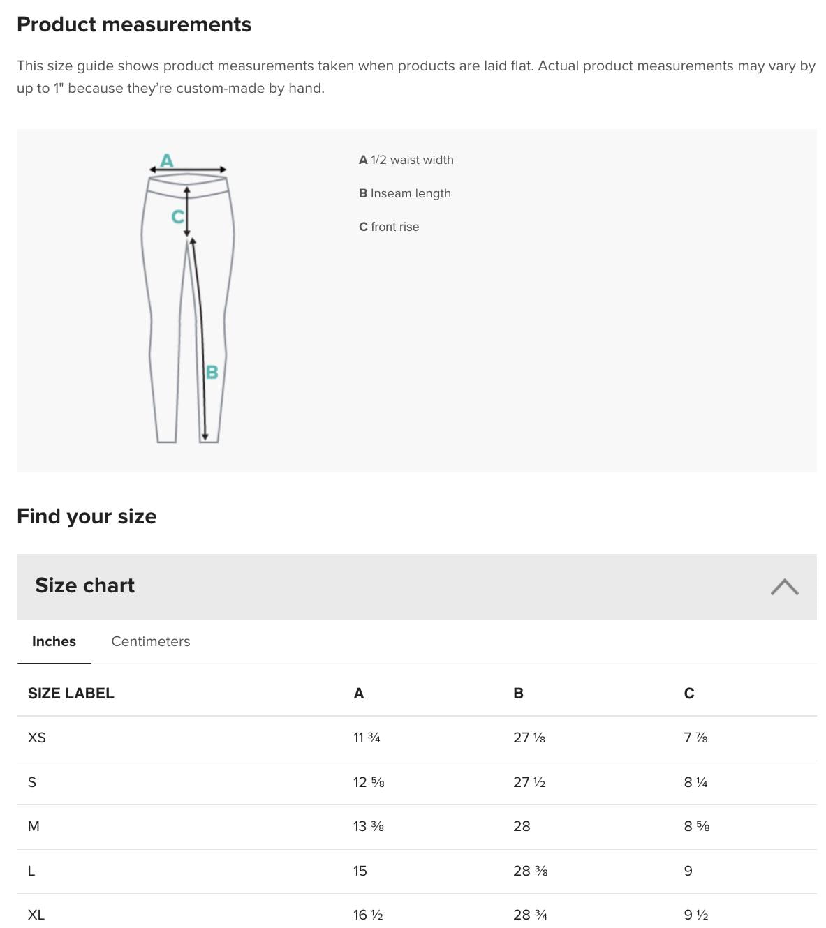 a screenshot of a product description page