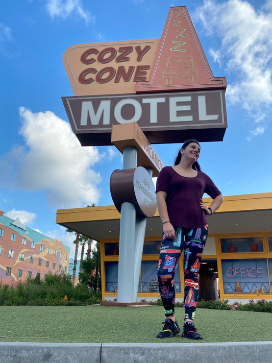 Cars Land Neon Inspired Leggings