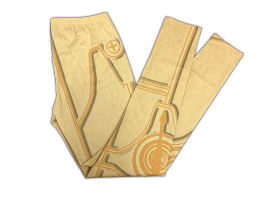 C3PO Inspired Leggings