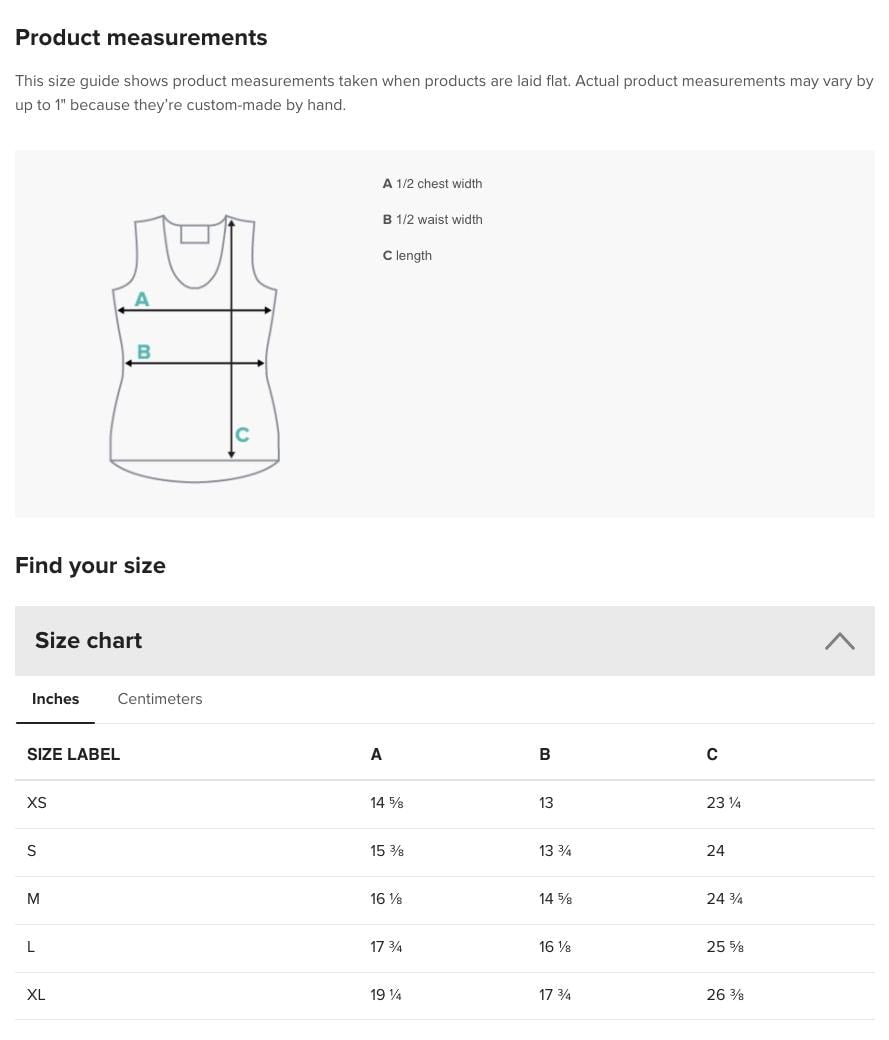 a product description for a women's tank top