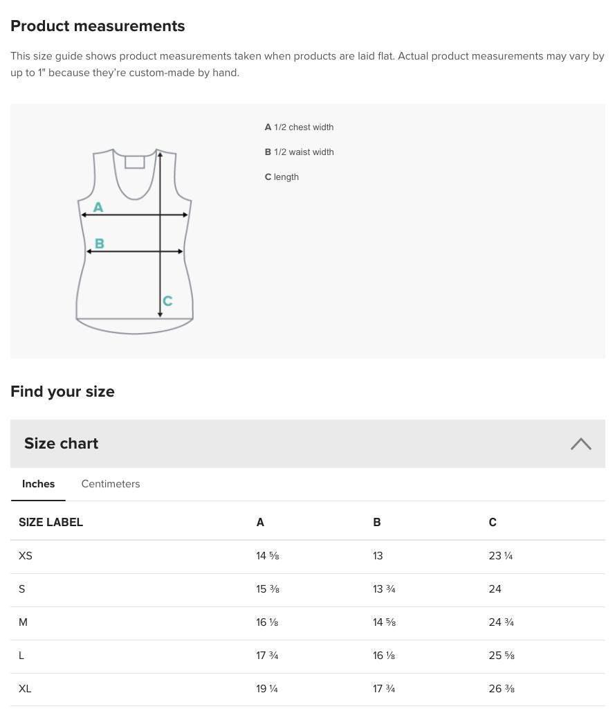 a product description for a women's tank top