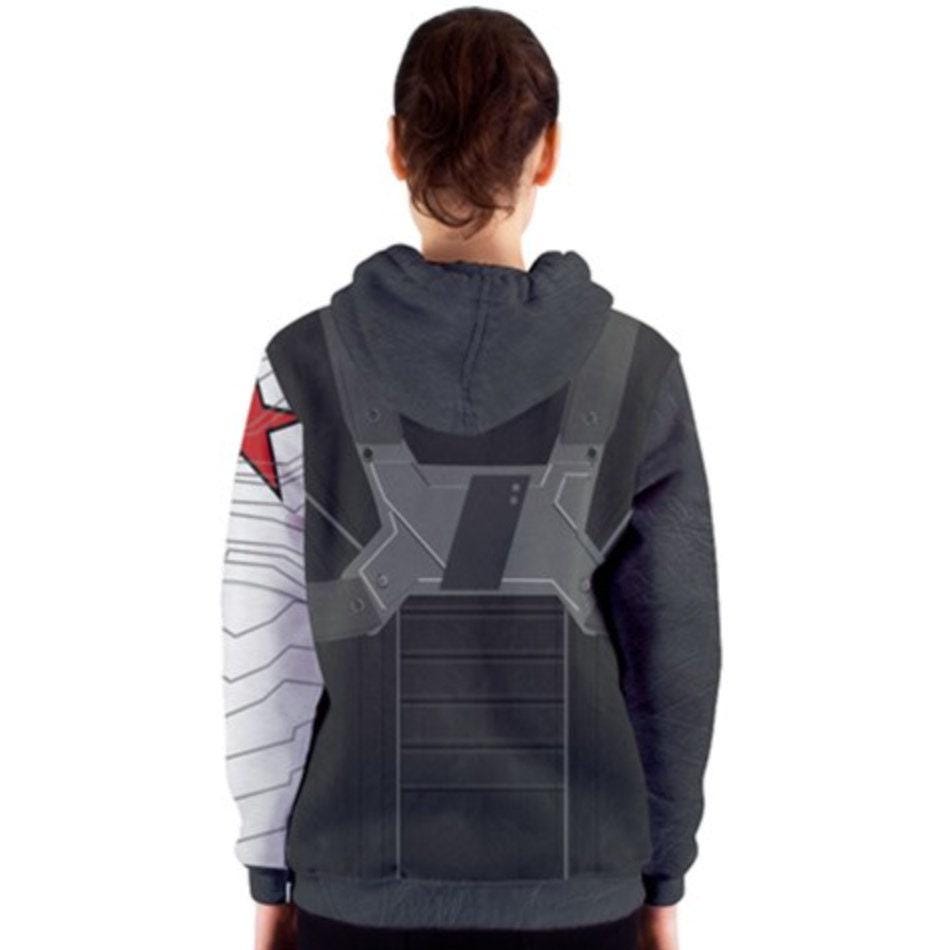 Unisex Bucky Inspired Zipper Hoodie