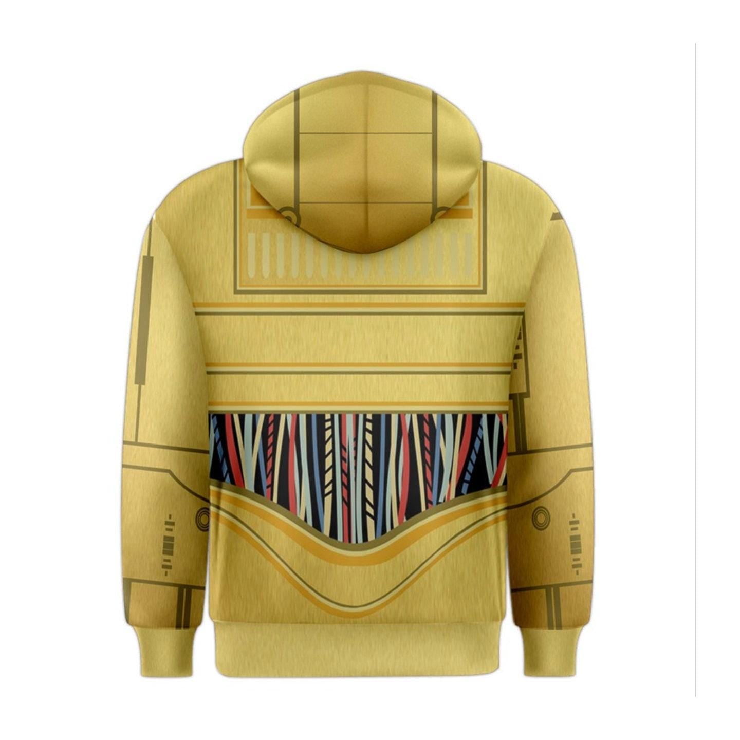 Unisex C3PO Inspired Hoodie