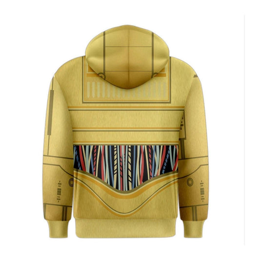 Unisex C3PO Inspired Hoodie