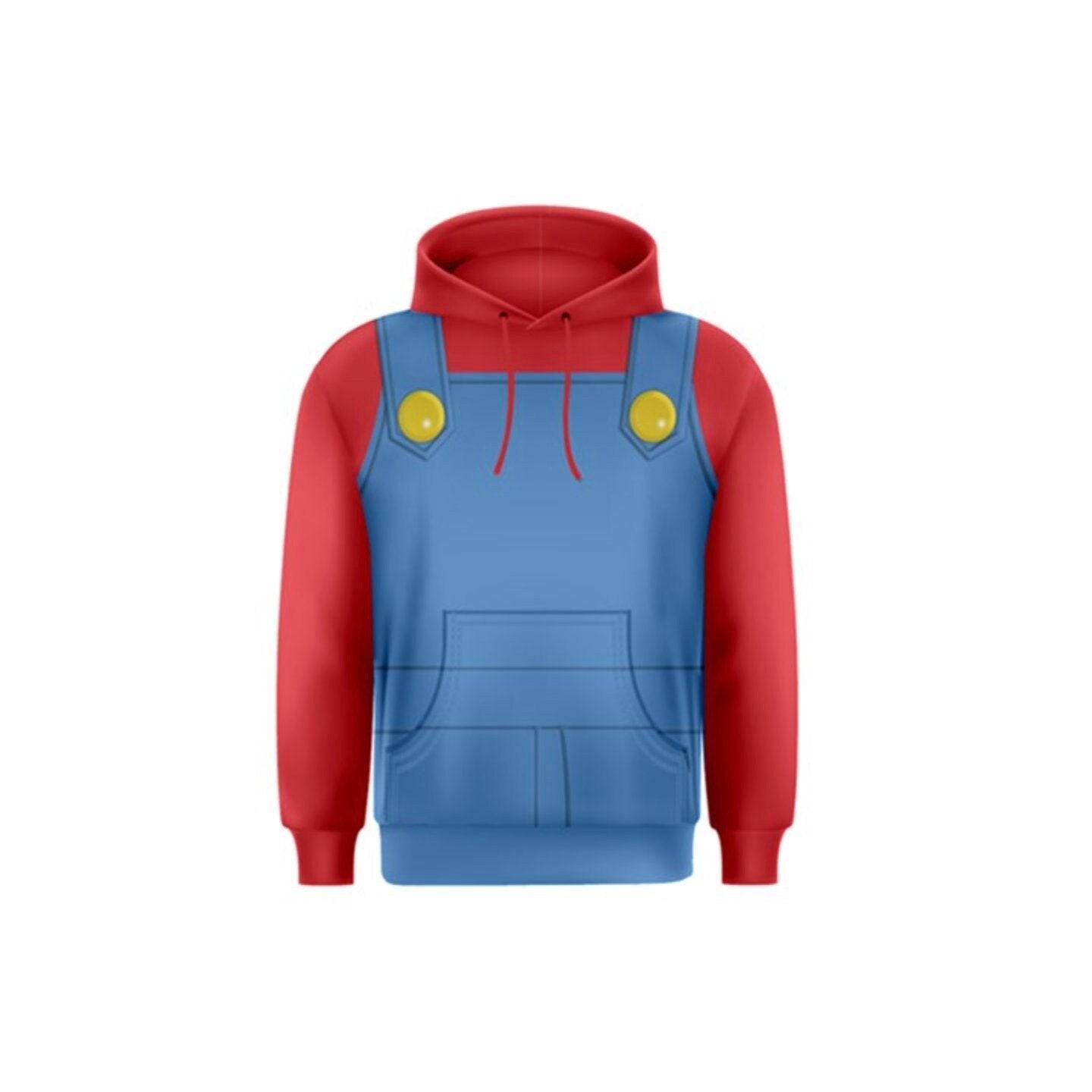 Unisex Mario Inspired Hoodie