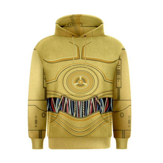 Unisex C3PO Inspired Hoodie