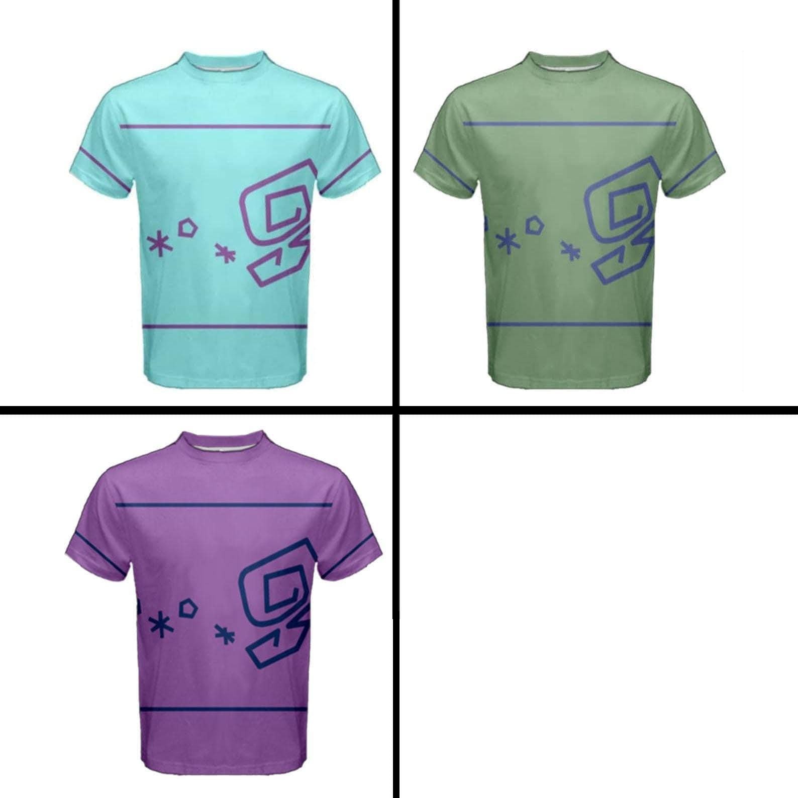 Men's Mad Hatter Teacup Inspired Short Sleeve Shirt