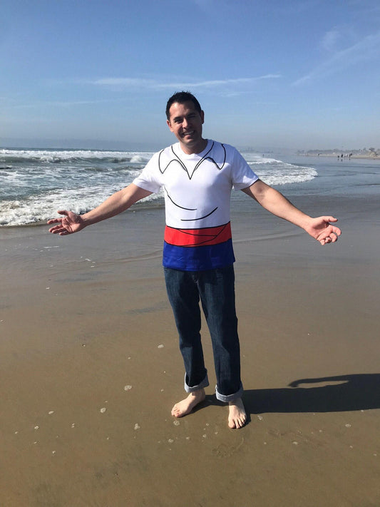 Men's Prince Eric Inspired Short Sleeve Shirt