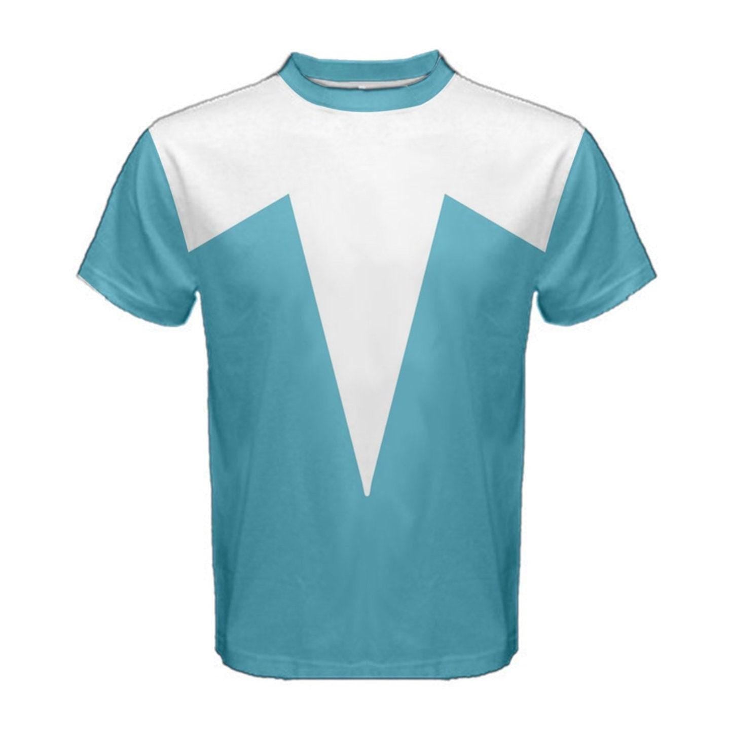 Men's Frozone Inspired Short Sleeve Shirt