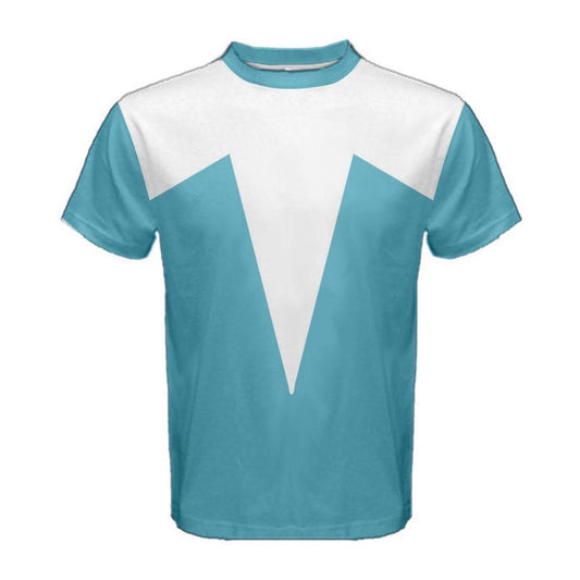 Men's Frozone Inspired Short Sleeve Shirt