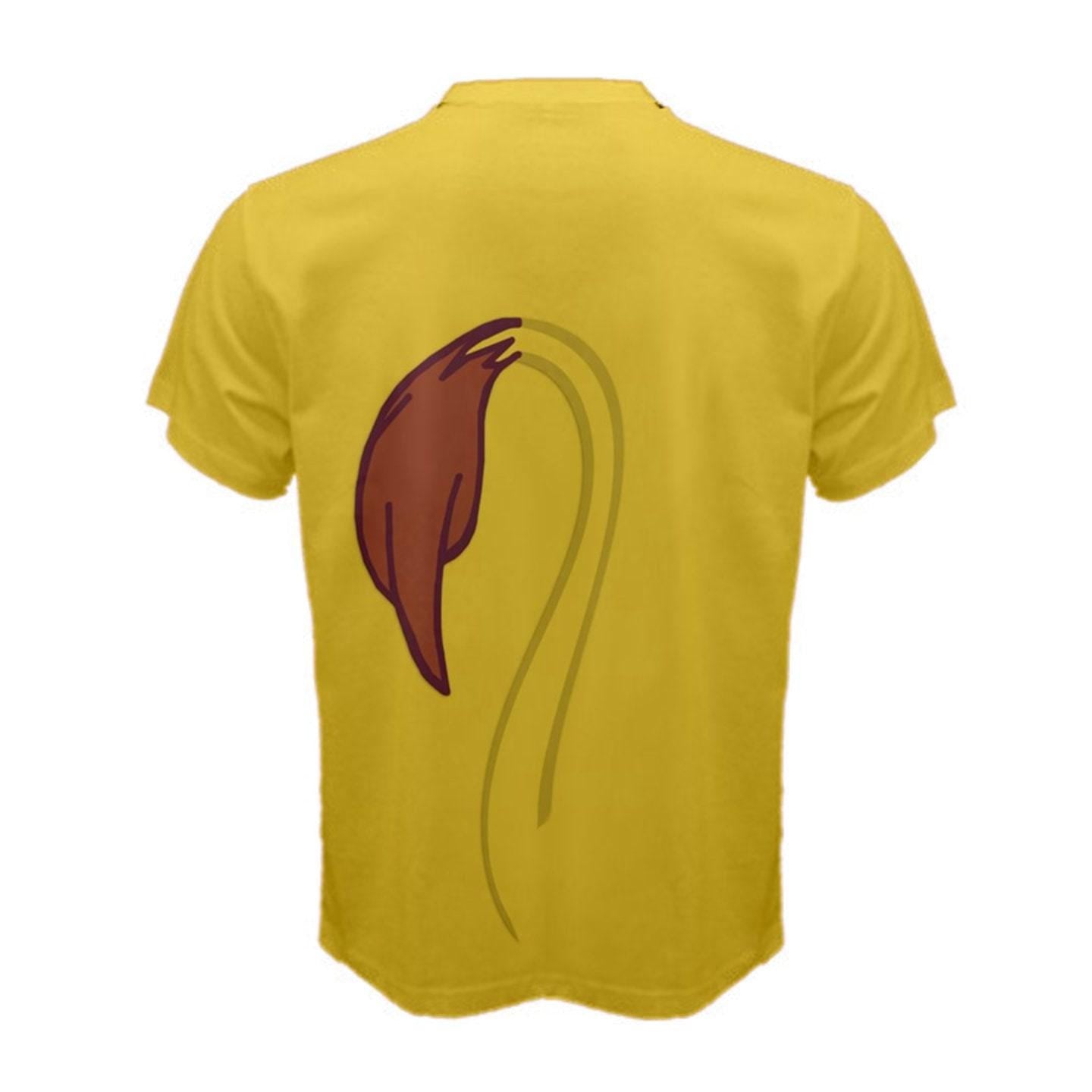 Men's Simba Inspired Short Sleeve Shirt