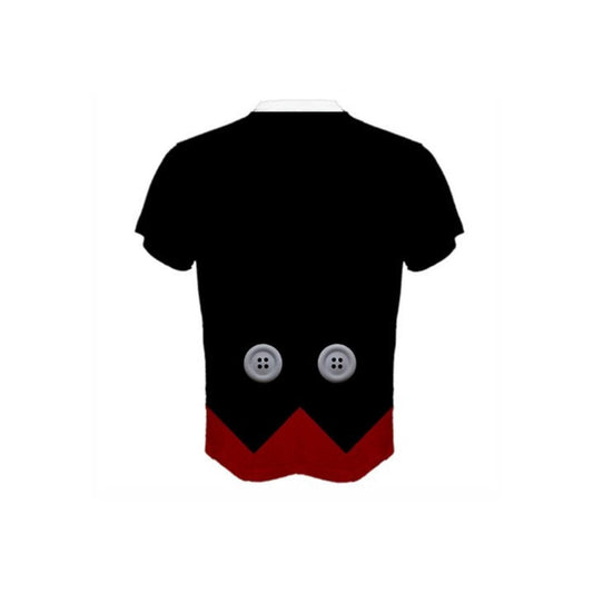 Men's Tuxedo Mickey Inspired Short Sleeve Shirt