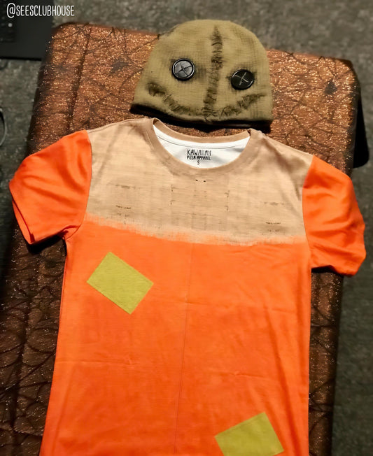 Men's Sam Trick r Treat Inspired Short Sleeve Shirt