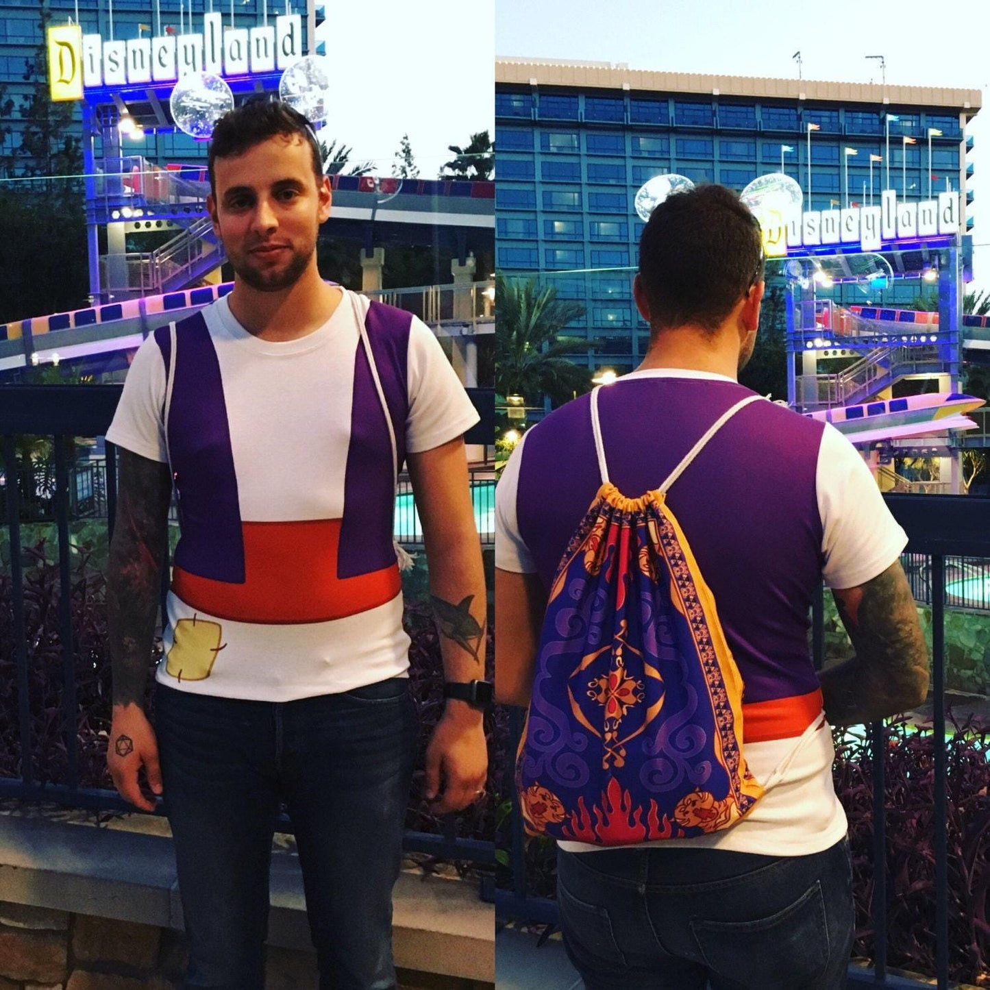 Men's Aladdin Inspired Short Sleeve Shirt