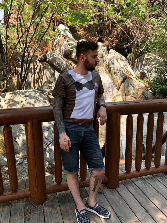 Men's Carl Fredricksen Inspired Short Sleeve Shirt