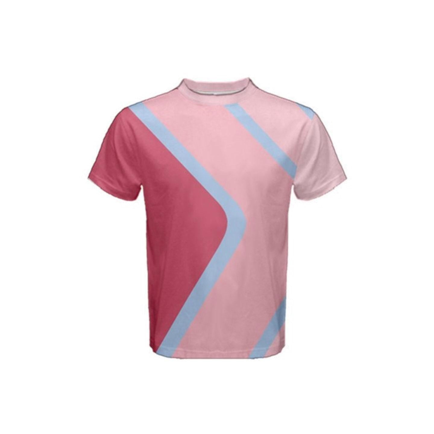 Men's Bubblegum Wall Inspired Short Sleeve Shirt