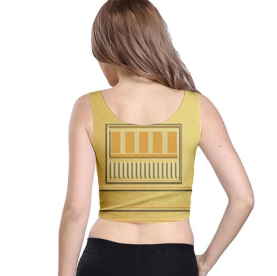 C3PO Inspired Crop Top