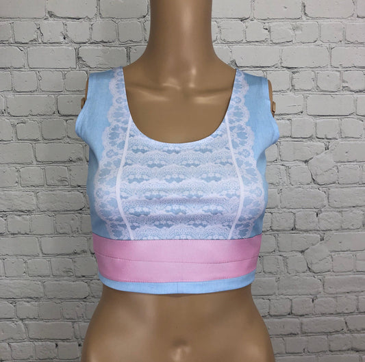 Bo Peep Inspired Crop Top