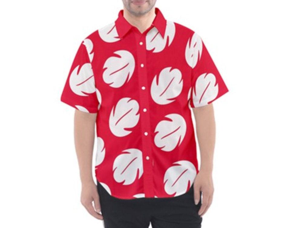Lilo Inspired Short Sleeve Button Down Shirt