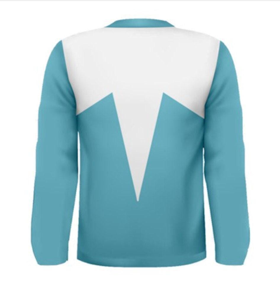 Men's Frozone Inspired Long Sleeve Shirt