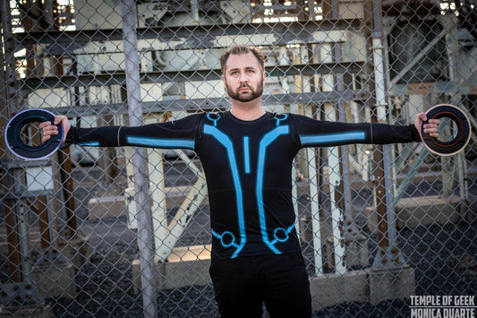 Men's Tron Inspired Long Sleeve Shirt