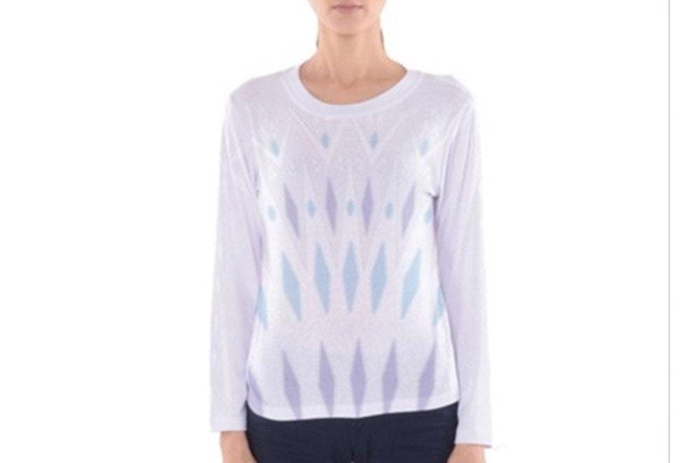 Women's Elsa Elements Inspired Long Sleeve V-Neck Shirt