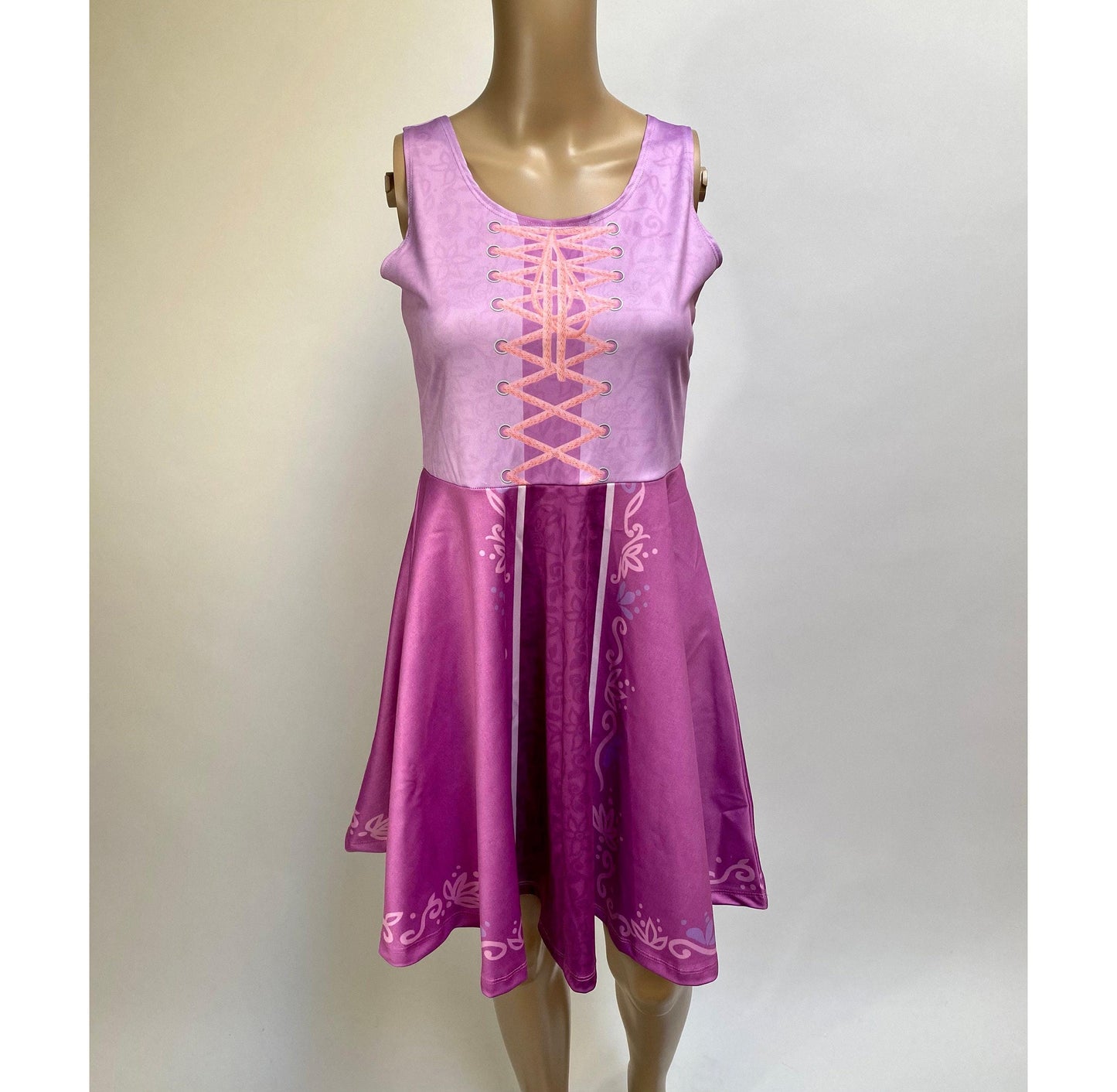 Rapunzel Inspired Skater Dress