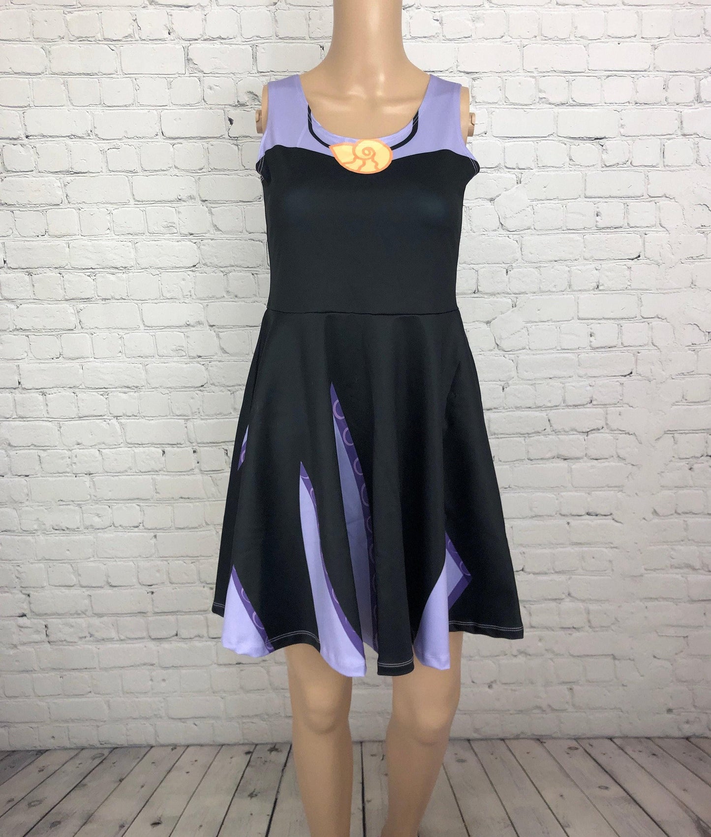 Ursula Inspired Skater Dress