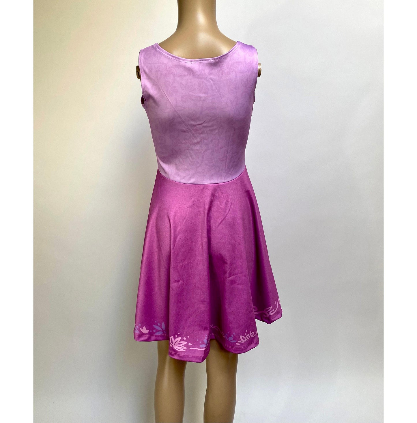 Rapunzel Inspired Skater Dress
