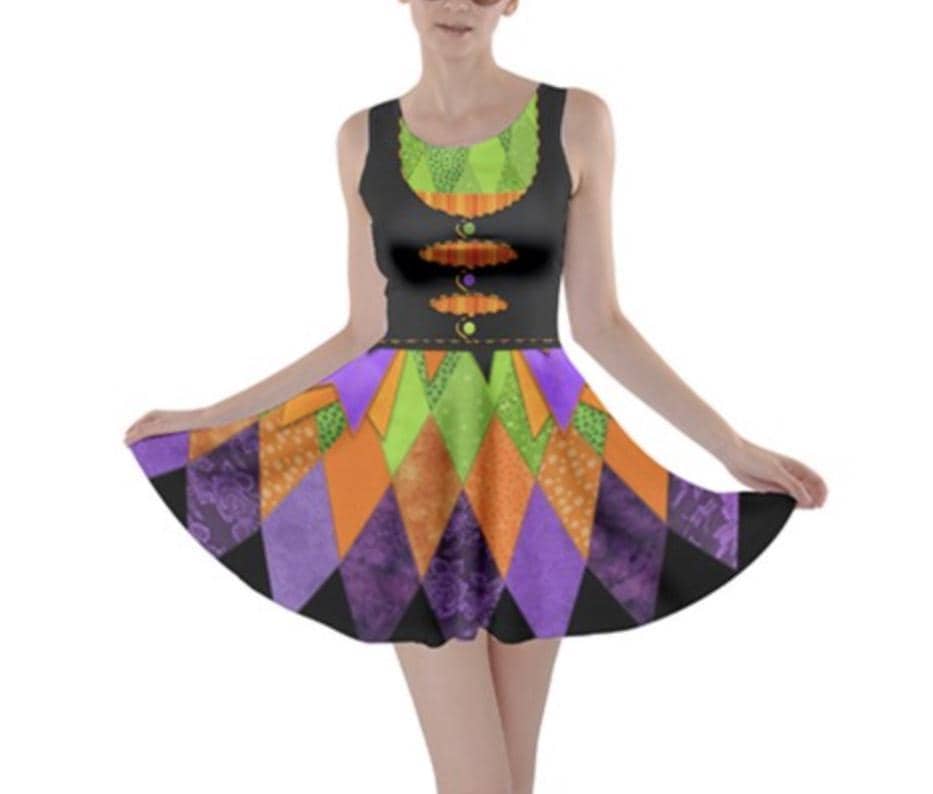 DL Halloween 2024 Minnie Inspired Skater Dress