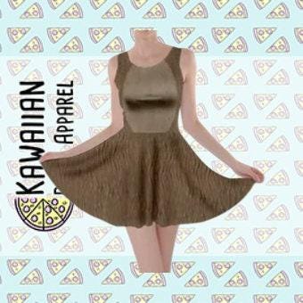 Ewok Inspired Skater Dress