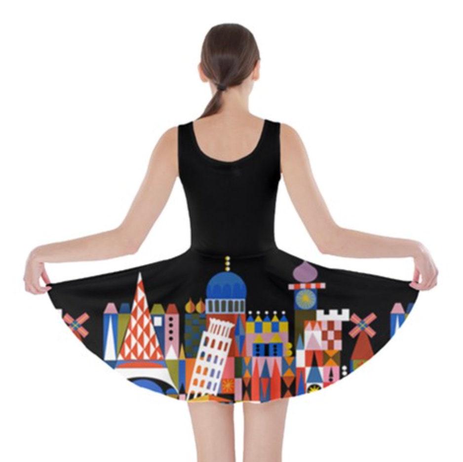 It's A Small World Inspired Skater Dress