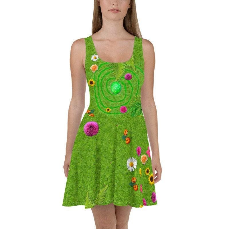 Te Fiti Inspired Skater Dress