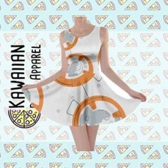 BB-8 Inspired Skater Dress