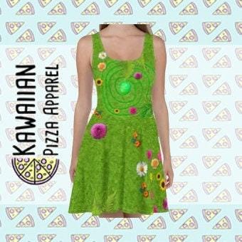 Te Fiti Inspired Skater Dress