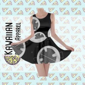 BB-9E Inspired Skater Dress