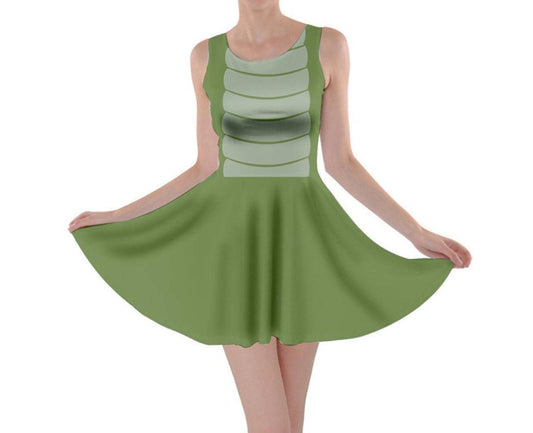 Peter Pan Tick Tock Crocodile Inspired Skater Dress