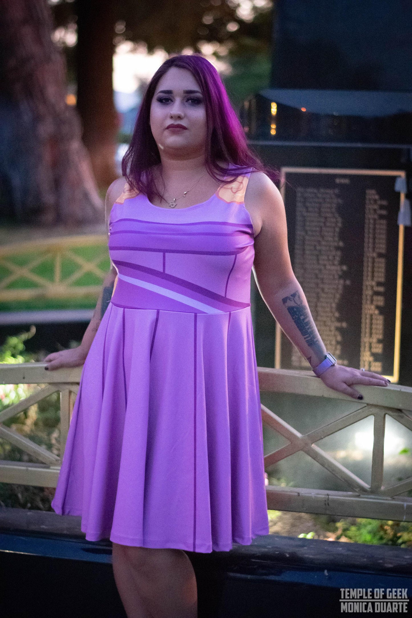 Megara Inspired Skater Dress
