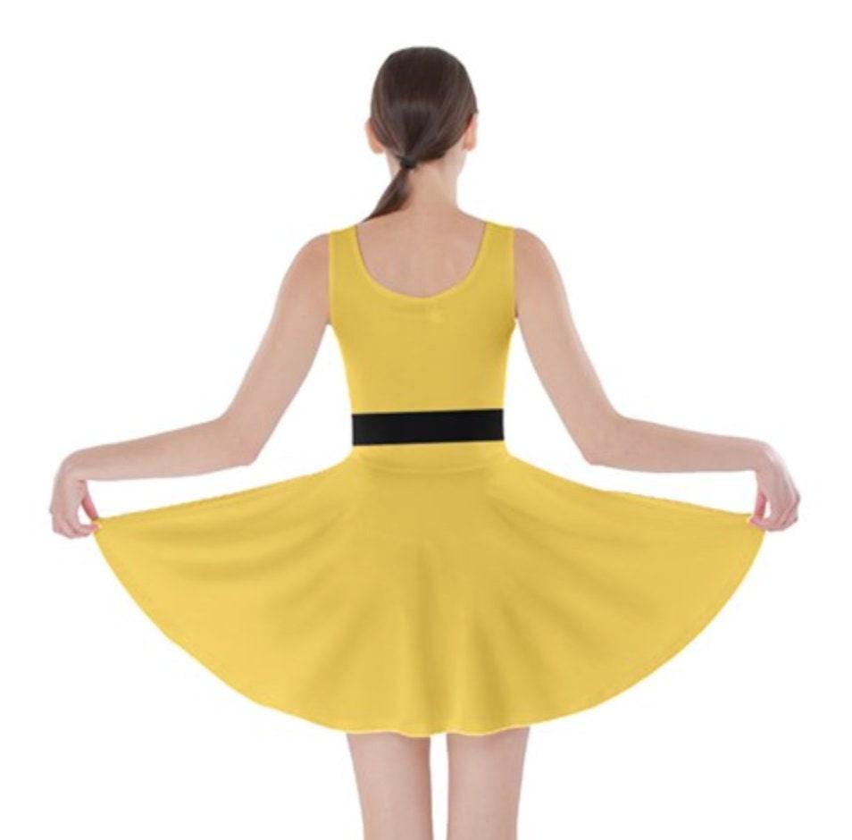 Powerline Inspired Skater Dress