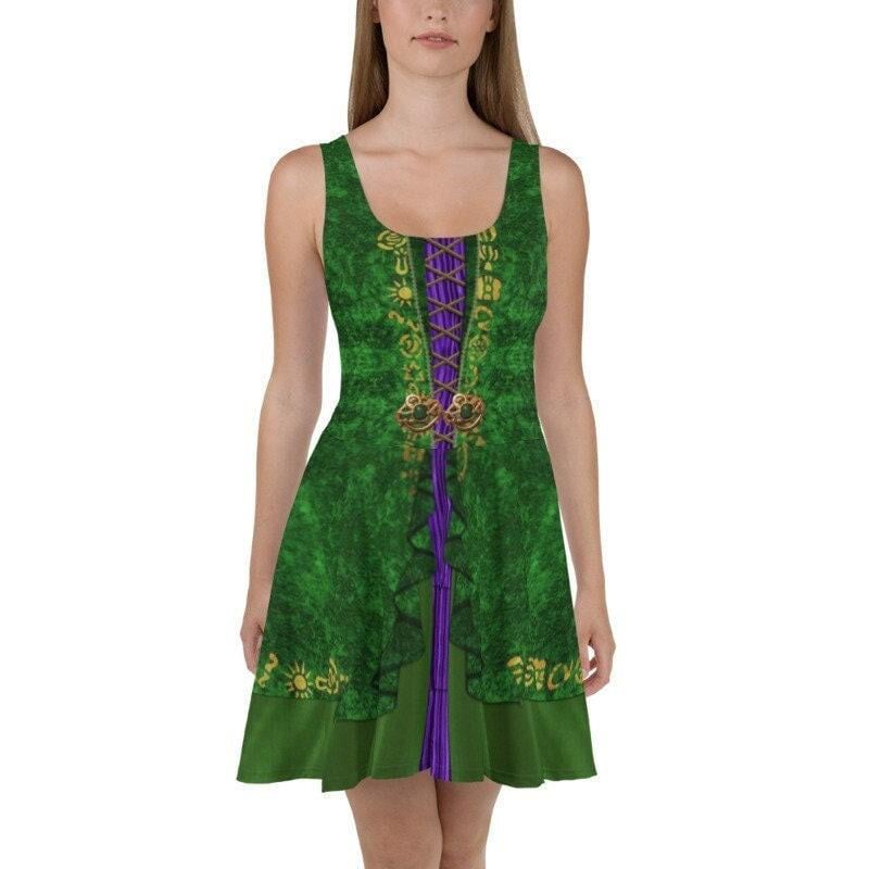Winifred Sanderson Inspired Skater Dress
