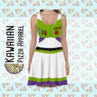 Buzz Lightyear Inspired Skater Dress